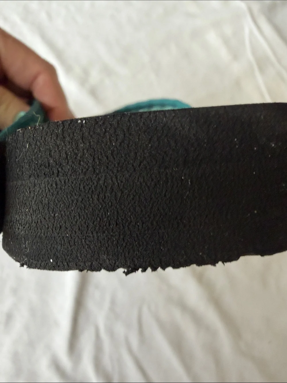 Yellow Box Teal Woven Thong Sandals with Tan Accent - Picture 12 of 13